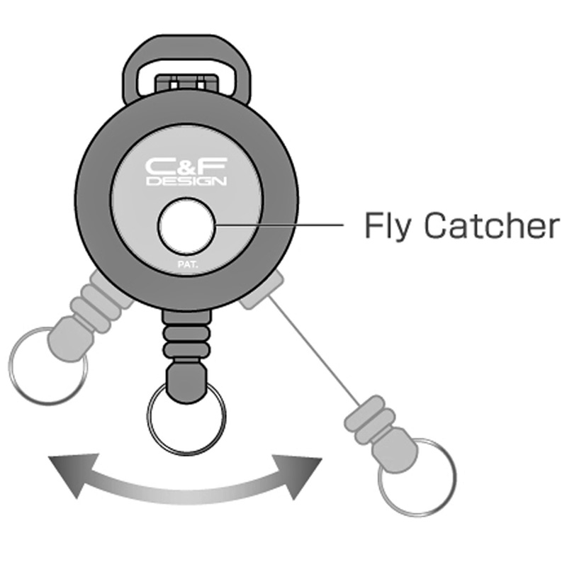 C&F Flex PinOn Reel Silver CFA72SV 54 Dean Street Fly Shop
